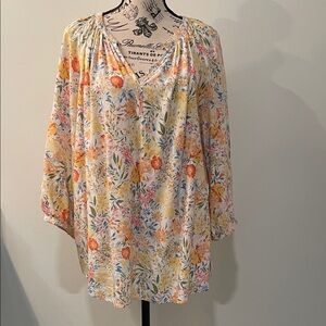 Floral Print Women's Top
